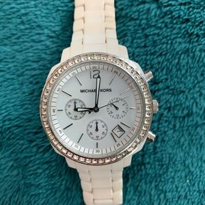 Women’s Michael Kors white watch